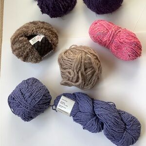 Hobby? Knit? Crochet? Learning? Assorted yarns for you.